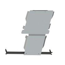 Blindage de protection boîtes vitesses et transfert en aluminium de 8mm pour Nissan Navara D40