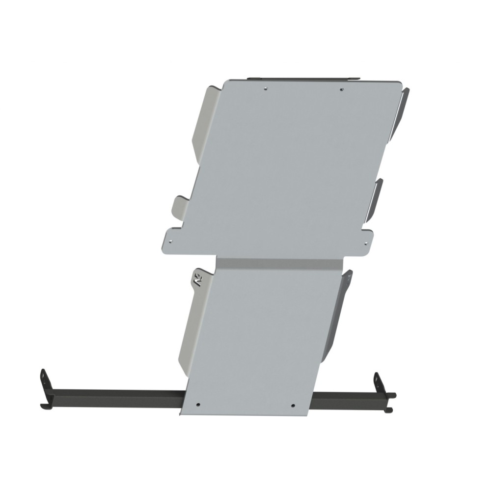 Blindage de protection boîtes vitesses et transfert en aluminium de 8mm pour Nissan Navara D40