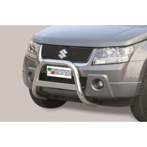 PARE-BUFFLE AVANT TUBULAIRE 63MM INOX HOMOLOGUEE CE POUR SUZUKI GRAND VITARA DE 2005 A 2009
