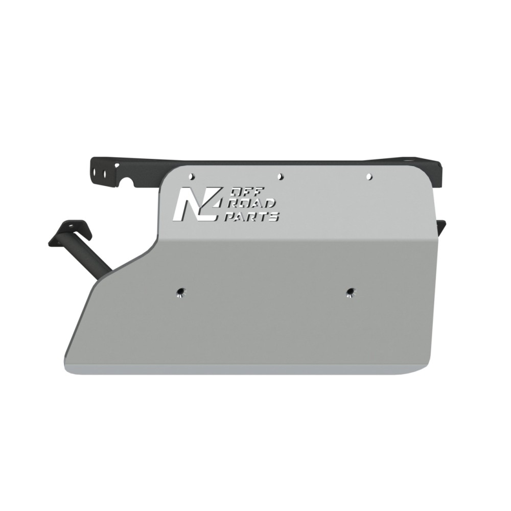 Ski de protection avant en aluminium 8mm pour Nissan Patrol GR Y61 avant 2003