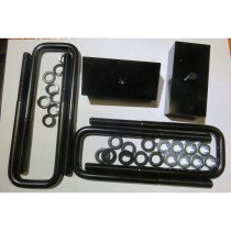 Paire de cales de lames de suspension +35mm pour NISSAN Navara D40