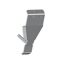 Ski de protection de nez de pont arrière en aluminium de 8mm pour Jeep Wrangler JK