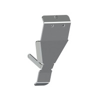 Ski de protection de nez de pont arrière en aluminium de 8mm pour Jeep Wrangler JK