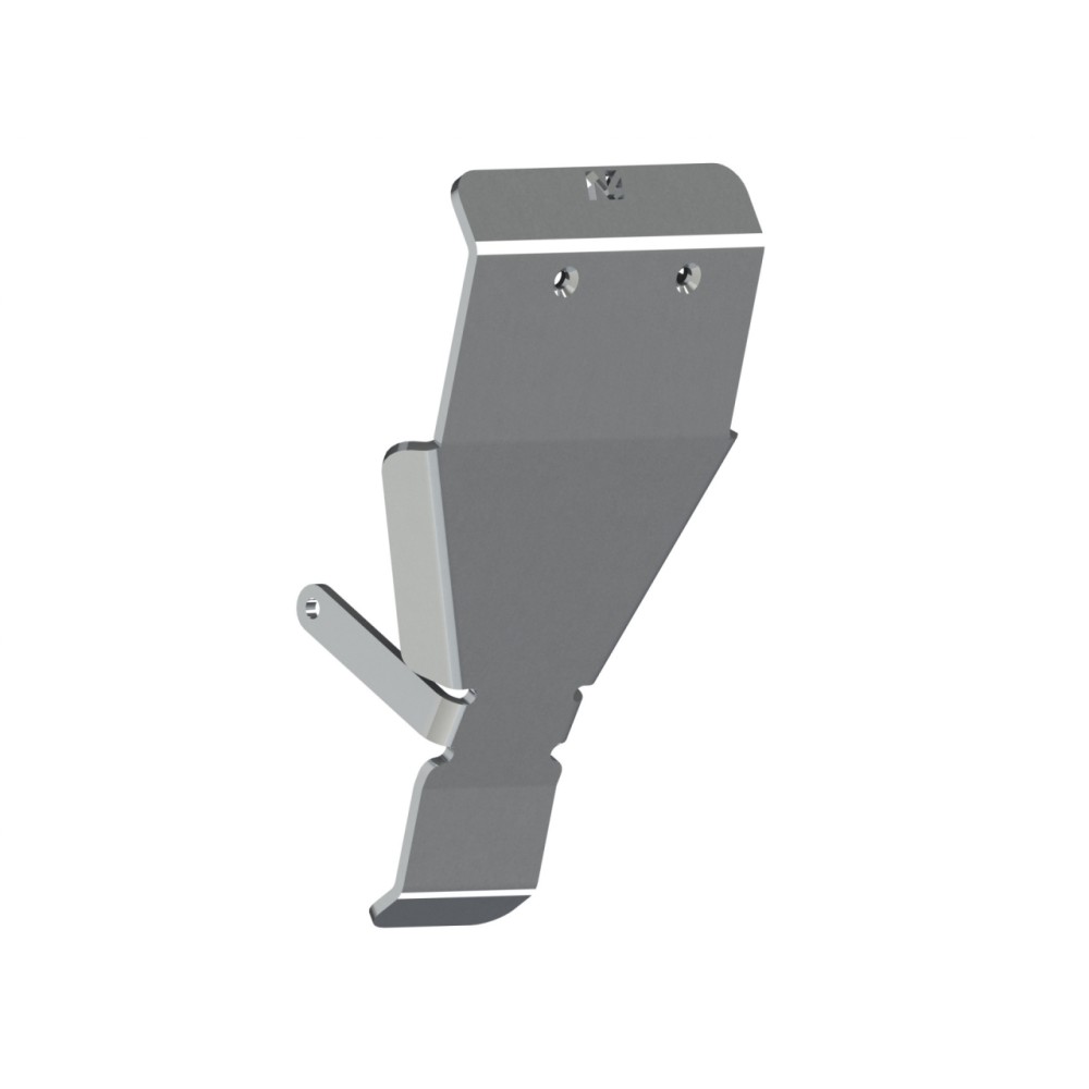 Ski de protection de nez de pont arrière en aluminium de 8mm pour Jeep Wrangler JK