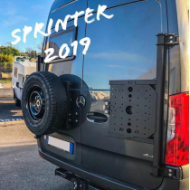 Porte tout sur porte arrière droit Sprinter III après 2018 INOX
