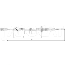 CABLE D'EMBRAYAGE SUZUKI SAMURAI 1.9L TD