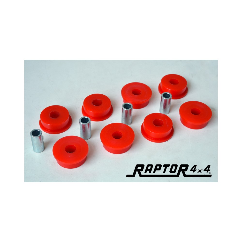 KIT DE SILEMBLOC EN POLYURÉTHANE POUR TIRANTS RAPTOR 4x4 TOYOTA/NISSAN KIT DE SILEMBLOC EN POLYURÉTHANE POUR TIRANTS RAPTOR 4x4 TOYOTA/NISSAN