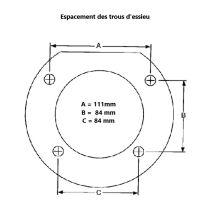 Kit de conversion tambour-disque (arrière) - TOYOTA LAND CRUISER HZJ