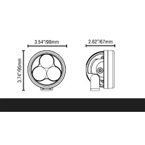 Cannon Race CR-3H - 36 watts VISION X