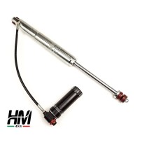 AMORTISSEUR MONOTUBE À TIGE/OEIL SUR MESURE AVEC RÉSERVOIR SÉPARÉ
