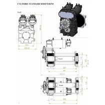 Treuil à double moteur TracTec, capacité de traction 6300 KG
