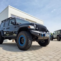 Pare-chocs avant pare-chocs NSR Jeep Wrangler JL 2018- pare-chocs treuil ALU noir premium