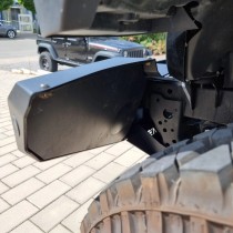 Pare-chocs avant pare-chocs NSR Jeep Wrangler JL 2018- pare-chocs treuil ALU noir premium