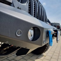 Pare-chocs avant pare-chocs NSR Jeep Wrangler JL 2018- pare-chocs treuil ALU noir premium