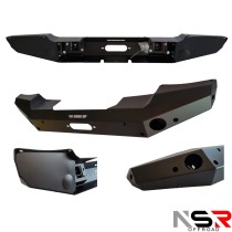 Pare-chocs avant pare-chocs NSR Jeep Wrangler JL 2018- pare-chocs treuil ALU noir premium