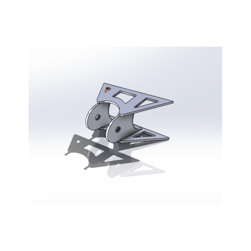 Supports de liaison inférieurs côté essieu  paire