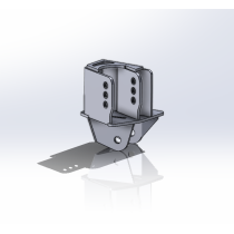 Supports de 4 links montés sur chassis  Paire