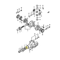 ROULEMENT À ROULEAUX EXTERNE ET CALE DE PIGNON SUZUKI SAMURAI ET SJ