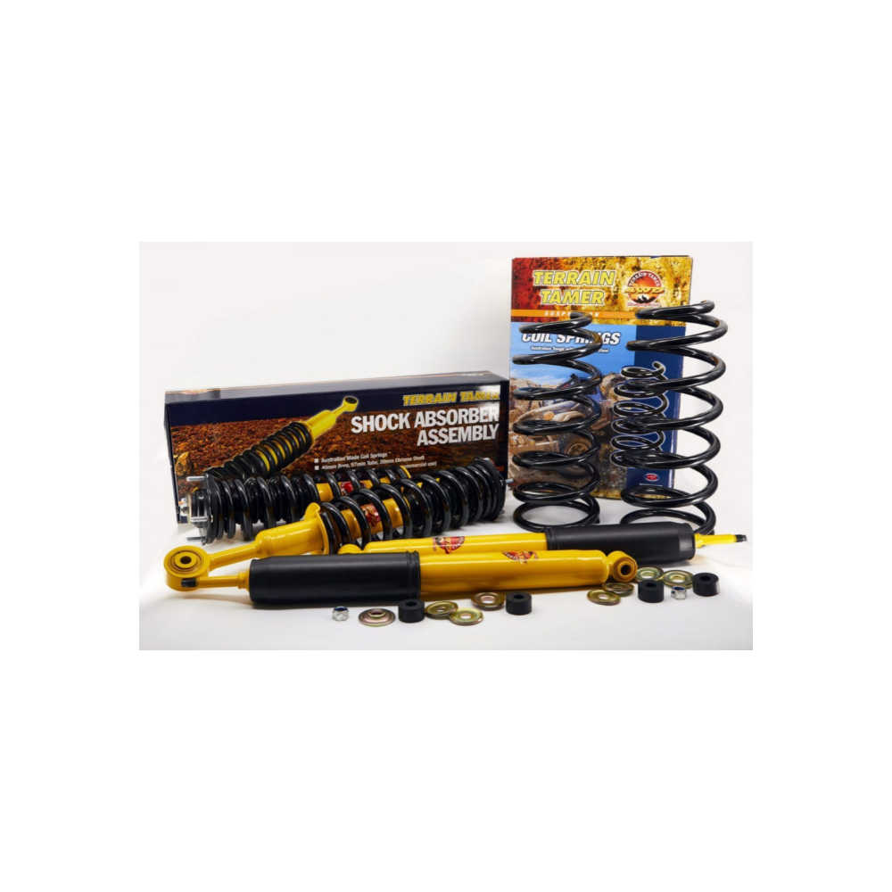 KIT DE SUSPENSION COMBINÉ ASSEMBLÉ TERRAIN TAMER REHAUSSE +40/50MM POUR TOYOTA KZJ/KDJ 90/95