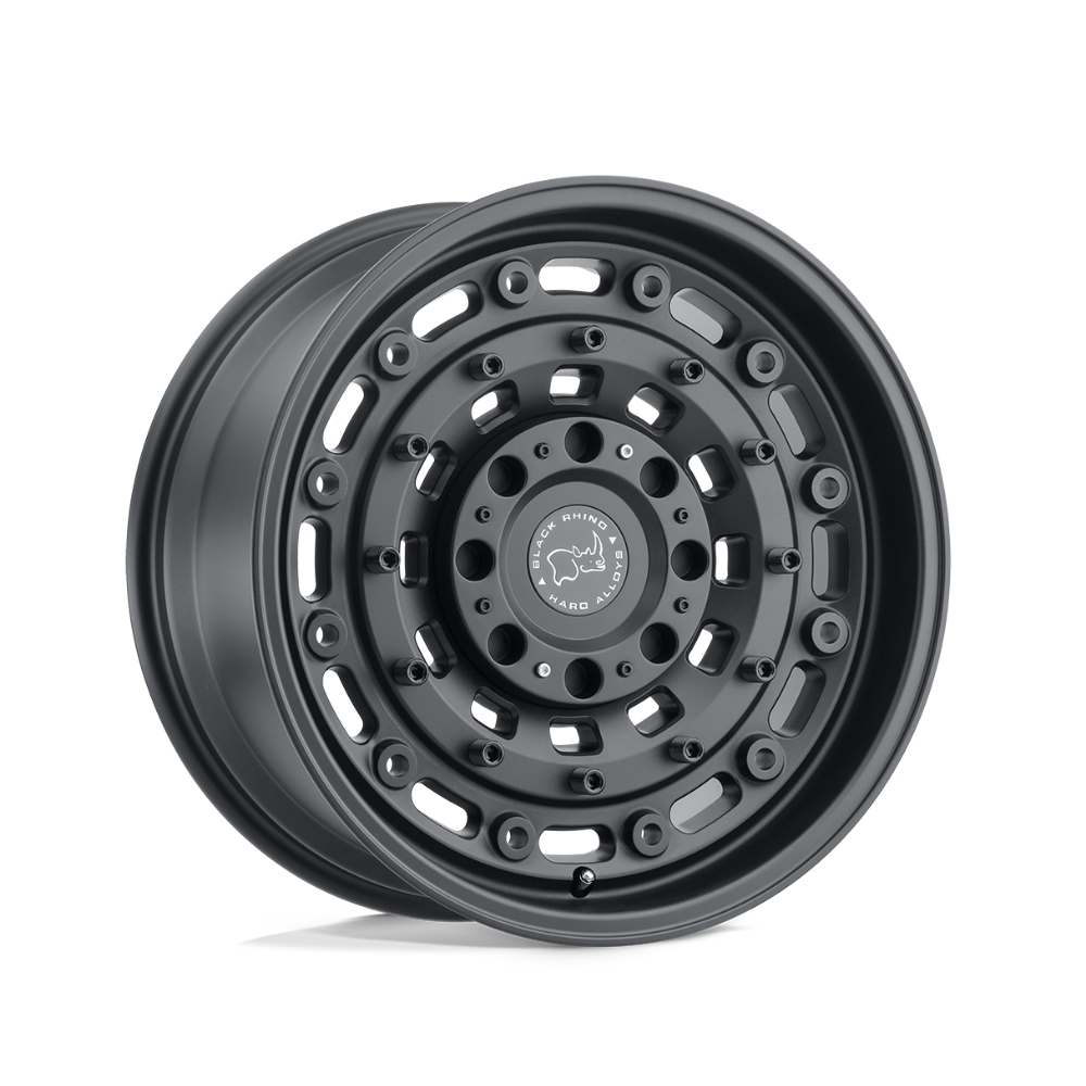JANTE BLACK RHINO ARSENAL 8x16 6x130 ET38 CB84.1 Couleur au choix Noir ou sable et Noir (Charge max 1485kg)