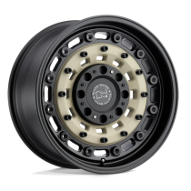 JANTE BLACK RHINO ARSENAL 8x16 6x130 ET38 CB84.1 Couleur au choix Noir ou sable et Noir (Charge max 1485kg)