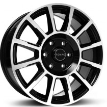 JANTE Alu Romac Stealth  6,5x16 6x130 ET50 CTR84.1 Couleur au choix Noir Satiné ou Noir Brillant Poli (Charge max 1250kg)