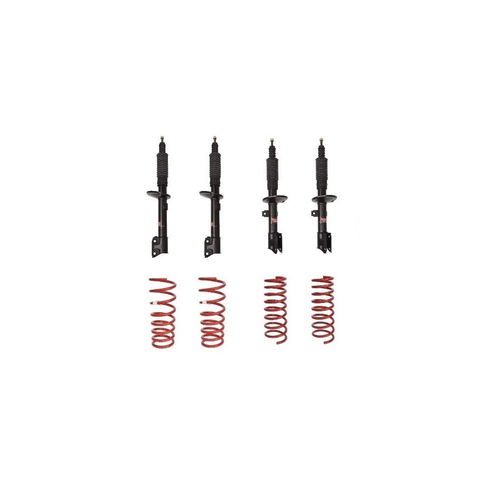 KIT DE SUSPENSION PEDDERS REHAUSSE +40MM TARAGE AU CHOIX POUR DACIA DUSTER 1 ET 2