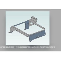 KIT DE MONTAGE POUR SIEGE RECARO POUR TOYOTA HILUX REVO (2016+)