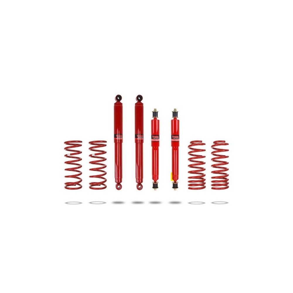KIT DE SUSPENSION PEDDERS REHAUSSE +50MM TARAGE MEDIUM POUR NISSAN PATROL GR Y60/Y61