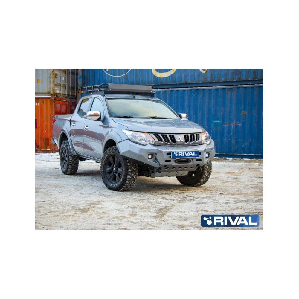 PARE CHOCS AVANT RIVAL EN ALUMINIUM POUR MITSUBISHI L200 2015-2018