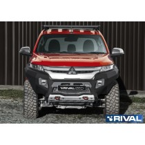 PARE CHOCS AVANT RIVAL EN ALUMINIUM POUR MITSUBISHI L200 A PARTIR DE 2019
