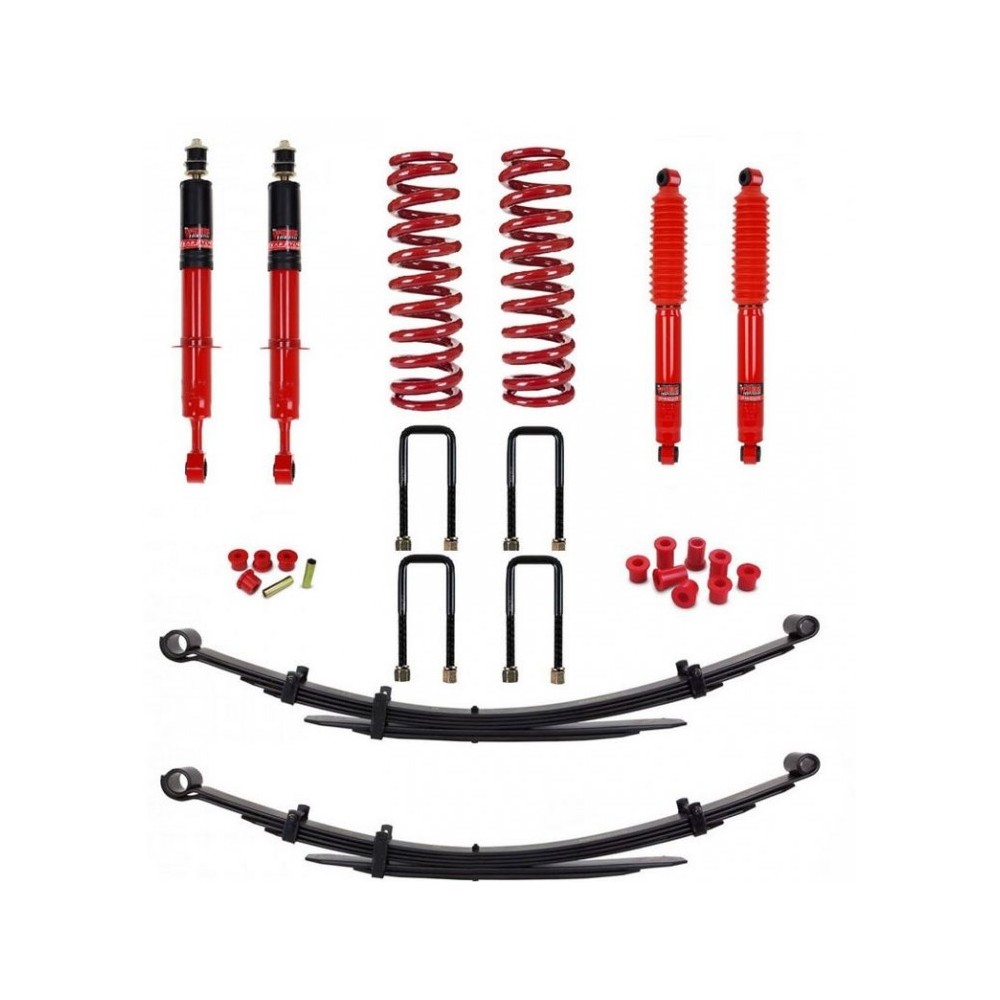 KIT DE SUSPENSION PEDDERS REHAUSSE +30/40MM TARAGE AU CHOIX POUR TOYOTA HILUX REVO