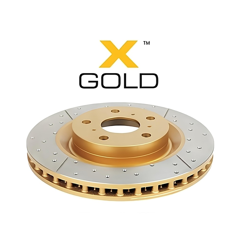 Disque frein avant rainuré percé DBA Nissan Navara D40 Pathfinder R51