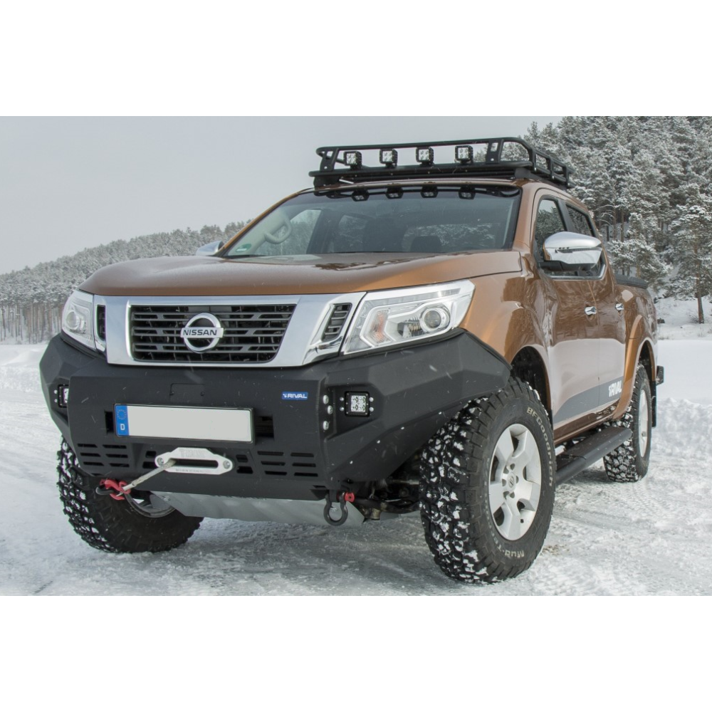 PARE CHOCS AVANT RIVAL EN ALUMINIUM POUR NISSAN NAVARA D23 A PARTIR DE 2015