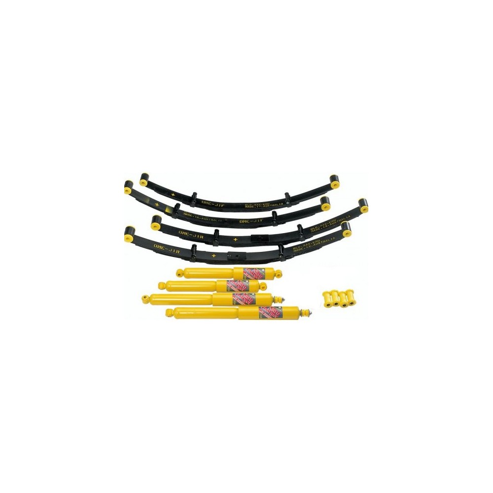 KIT SUSPENSION OME SPORT tarage au choix REHAUSSE +40/50MM POUR JEEP WRANGLER YJ DE 1987 A 1995 KIT SUSPENSION OME SPORT tarage au choix REHAUSSE +40/50MM POUR JEEP WRANGLER YJ DE 1987 A 1995
