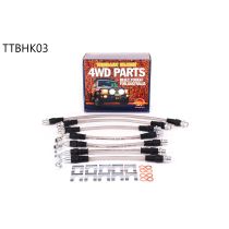 Kit flexibles de frein aviation +50mm TERRAIN TAMER