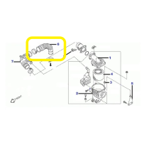 DURITE RIGIDE D'AIR DU TURBO VERS BOITE A AIRE POUR NISSAN PATROL Y61 3.0 TDiC