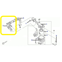 DURITE DAIR DU TURBO VERS BOITE A AIRE POUR NISSAN PATROL Y61 3.0 TDiC