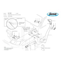 SNORKEL Safari Snorkel POUR NISSAN PATROL GR Y61 3,0L 2005 à 2011