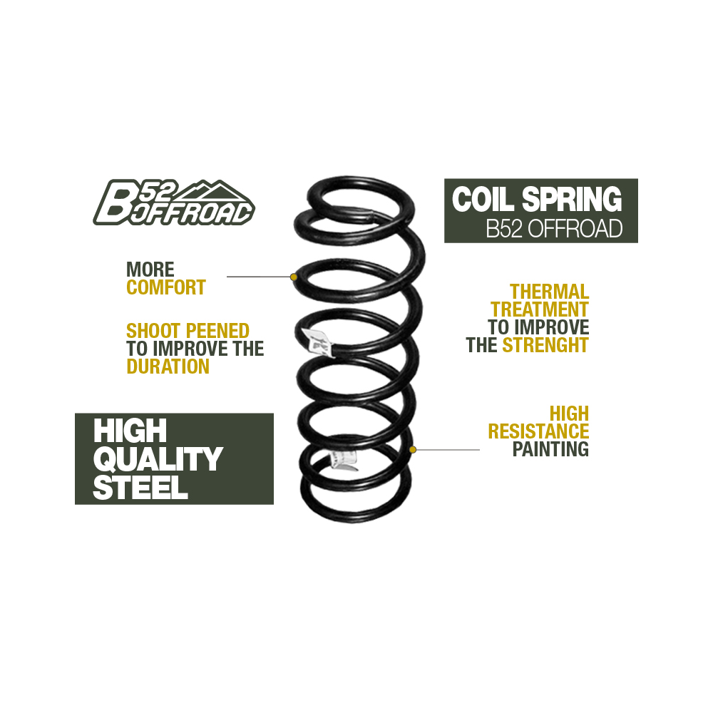 RESSORT B52 OFFROAD +4 CM POUR FORD RANGER DE 2018 À 2022