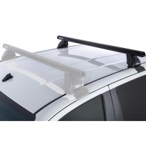 Kit 1 barre de toit arrière noire Vortex 1260mm avec pieds 2500 Toyota Hilux Revo 2015-