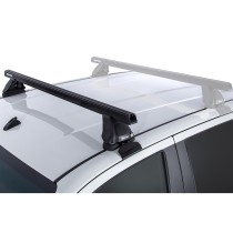 Kit 1 barre de toit avant noire Vortex 1260mm avec pieds 2500 Toyota Hilux Revo 2015-