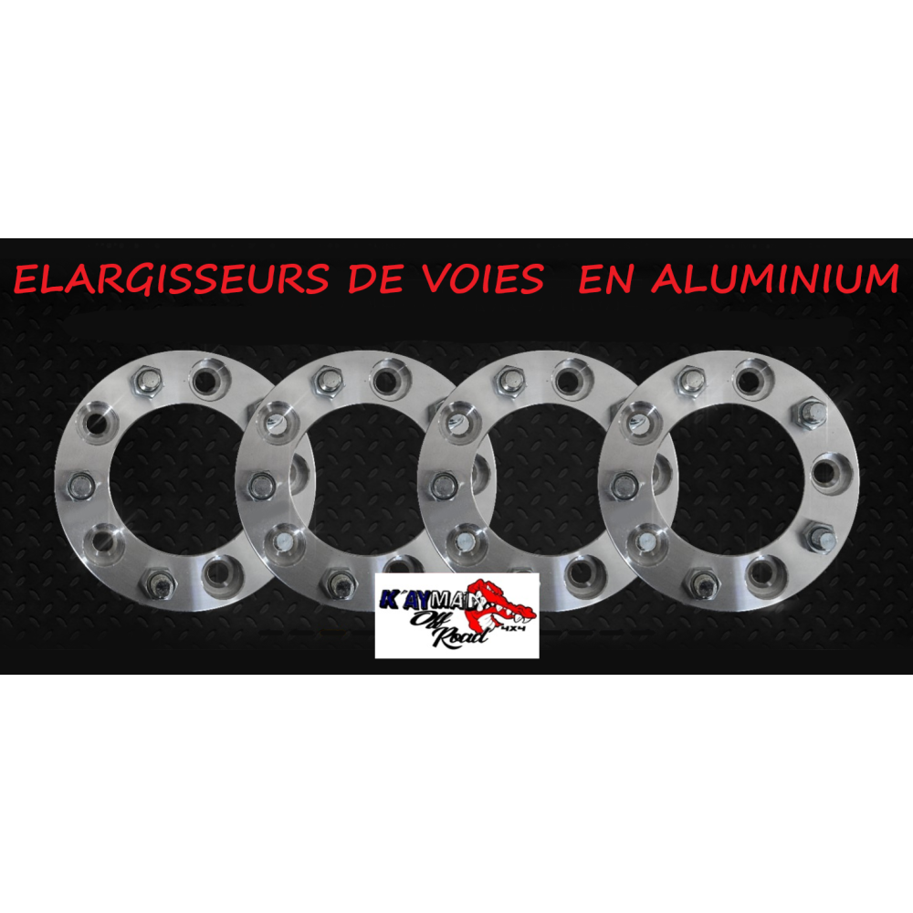 ELARGISSEURS DE VOIES EN ALUMINIUM POUR TOUTES MARQUES(voir dispo en description)