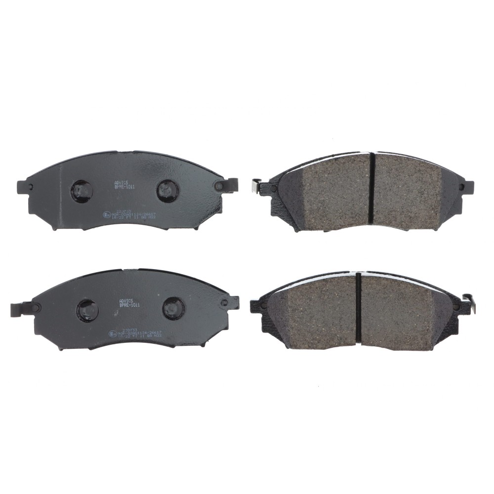 Plaquettes de frein avant Navara D40 Pathfinder R51 Diamètre disque Ø 295mm