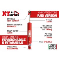 AMORTISSEUR ARRIERE + 6CM XT AUTOMOTIVE "RAID VERSION" POUR NISSAN PATROL GR Y 60