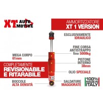 AMORTISSEUR AVANT XT AUTOMOTIVE POUR MITSUBISHI PAJERO L040 RESSORTS A LAMES