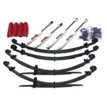 KIT DE LEVAGE XT AUTOMOBILE / B52 OFFROAD + 5 CM POUR TOYOTA HILUX AVEC LAMES DE RESSORTS AVANT ET ARRIÈRE