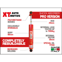 AMORTISSEUR ARRIERE XT AUTOMOBILE "VERSION PRO" POUR NISSAN PATROL GR Y61