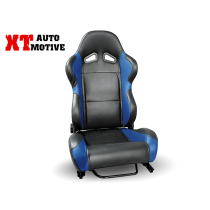 SIEGE RACING CUIR PVC NOIR-BLEU DISPO AOUT 2025
