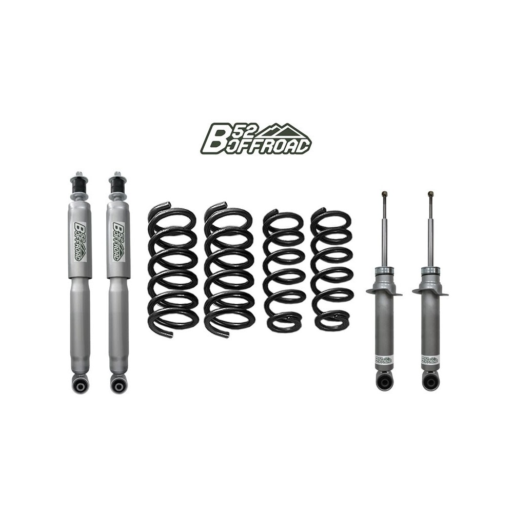 KIT DE LEVAGE B52 OFFROAD +4 CM POUR MITSUBISHI PAJERO V60 ET V80 COURT